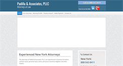 Desktop Screenshot of padillalaw.com