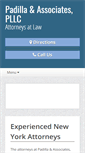 Mobile Screenshot of padillalaw.com
