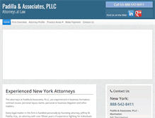 Tablet Screenshot of padillalaw.com